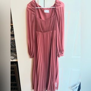 ASOS blush maternity maxi NWT